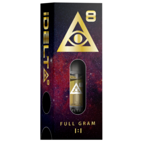 iDELT∆ Premium Gold - Delta 8 Cartridge + CBD Full Gram 1:1