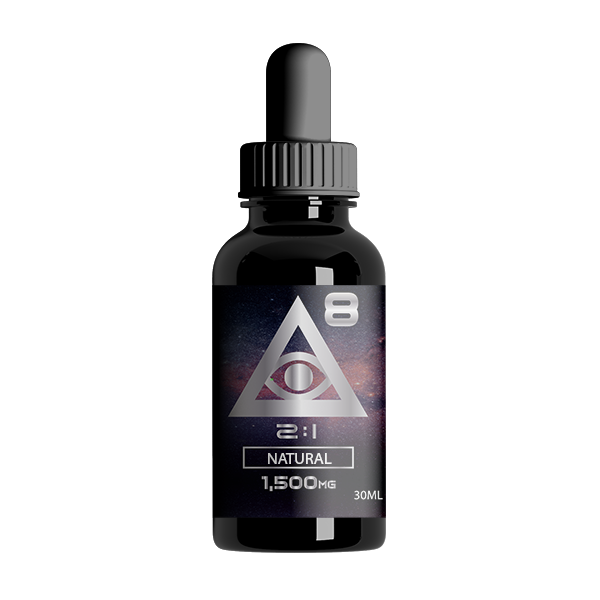 iDELTA8 Silver Delta 8 Natural Tincture 1500 mg