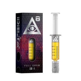 iDab iDELT∆ Syringe Silver - Delta 8 + CBD Full Gram 2:1